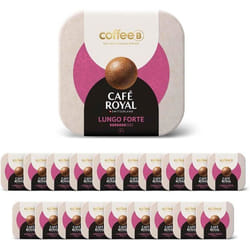 180 Boules de Café CoffeeB - LUNGO FORTE - 100% Compostables - Compatible avec machines CoffeeB by Café Royal