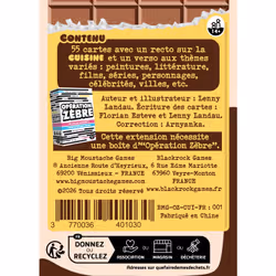 Blackrock Games OPERATION ZEBRE : EXTENSION CUISINE 30 min Jeu de cartes - Vue supplémentaire 4