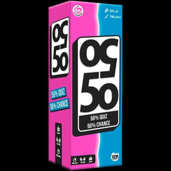 50 50 - Jeu de Société - Quiz Culture Générale Fun - Dès 14 Ans - A partir de 2 Joueurs - Famille Soirées Cadeau Drôle et