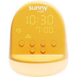 Réveil enfant - MORPHÉE - SUNNY - 365 découvertes audio - Veilleuse éducatif - Jaune