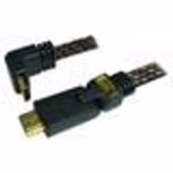 Câble HDMI - Heden - 1.4 - 3M - Plat tissé - Plaqué OR - 4K