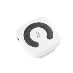 Receveur Bluetooth - HALTERREGO - Portable - Kit mains libres - Connectivité NFC - Blanc