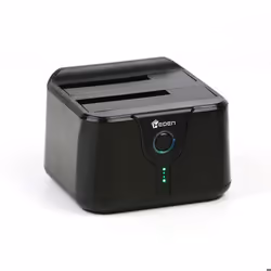 Station daccueil - Heden - Dock e-sata - USB 3.0 - Pour disques durs 2.5 et 3.5 - Noir