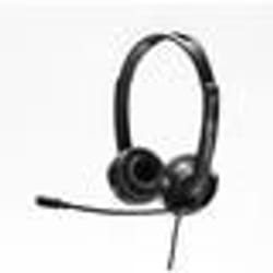 Casque micro HEDEN filaire double jack 3.5mm micro pivotant arceau réglable noir