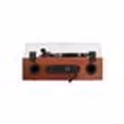 Platine Vinyle - Halterrego - All-in-One - Lecteur CD - Radio FM - Bluetooth - Tan