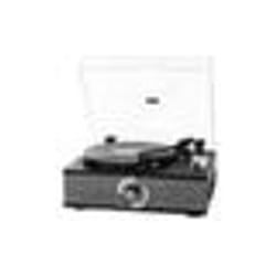 Platine Vinyle - Halterrego - Manhattan - 2 HP intégrés - Lecteur CD - Bluetooth - Noir