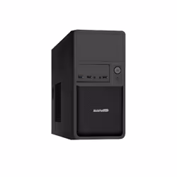 Boîtier Mini Tour avec alimentation 480W - MaxInPower BM1080CA00 - Noir - Micro ATX - 4 x USB 2.0