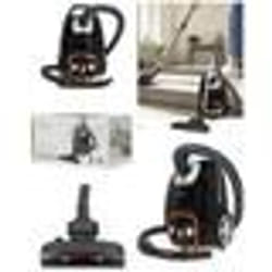Aspirateur Traineau avec sac 700W Design Capacité 3L Combi Brosse Rayon ACTION 9m Filtre à air HEPA NOIR