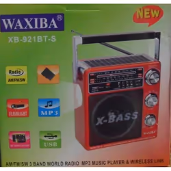 Radio Solaire Vintage - Non spécifié - Rechargeable - AM/FM/SW1-3 - USB - MP3 - TF