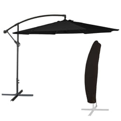 Happy Garden PAR541N-C parasol de terrasse Rond Noir