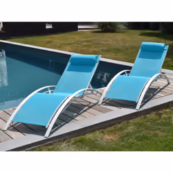 Happy Garden 1280BB chaise d'extérieur Bleu - Vue supplémentaire 6