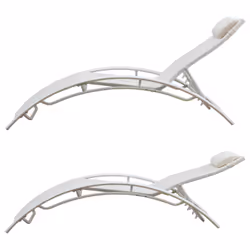 Happy Garden 1280WW chaise d'extérieur Blanc