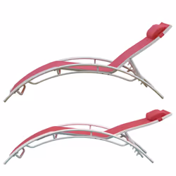 Happy Garden 1280RB chaise d'extérieur Fuchsia