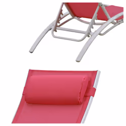 Happy Garden 1280RB chaise d'extérieur Fuchsia