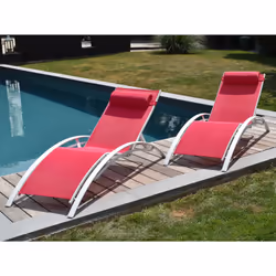 Happy Garden 1280RB chaise d'extérieur Fuchsia - Vue supplémentaire 6