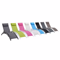 Happy Garden 1280NG chaise d'extérieur Noir