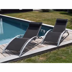 Happy Garden 1280NG chaise d'extérieur Noir - Vue supplémentaire 5