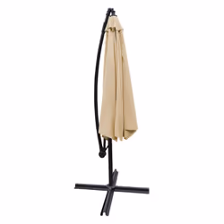 Happy Garden PAR545C-C parasol de terrasse Carré Beige
