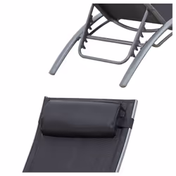 Happy Garden 1280GG chaise d'extérieur Gris