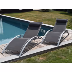 Happy Garden 1280GG chaise d'extérieur Gris - Vue supplémentaire 6