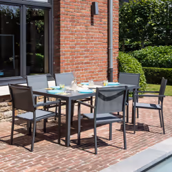 Happy Garden SET1251-50GA ensemble de meubles de jardin Gris