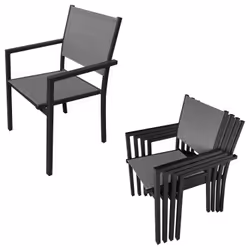 Happy Garden SET1251-50GA ensemble de meubles de jardin Gris