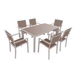 Happy Garden SET1251-50TT, 6 siège(s), 1070 mm, 770 mm, 575 mm, 19,5 kg, Adultes