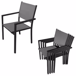 Happy Garden SET1261-50GA ensemble de meubles de jardin Gris