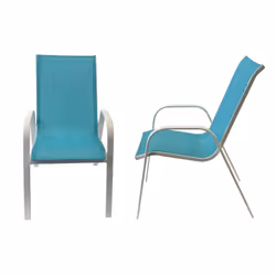 Happy Garden 1225BB-8 chaise d'extérieur Bleu
