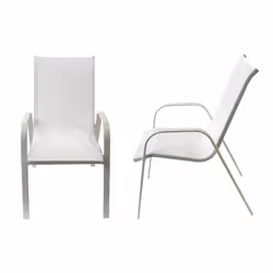 Happy Garden 1225WW-8 chaise d'extérieur Blanc