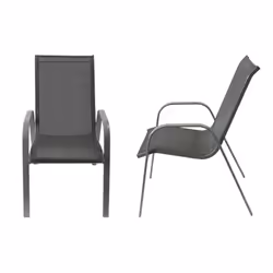 Happy Garden 1225GG-8 chaise d'extérieur Gris