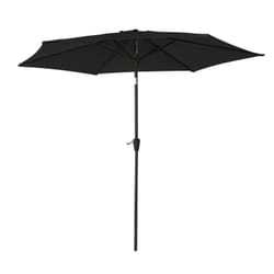 Happy Garden PAR556N parasol de terrasse Rond Noir