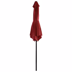 Happy Garden PAR556R parasol de terrasse Rond Rouge