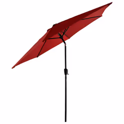 Happy Garden PAR556R parasol de terrasse Rond Rouge - Vue supplémentaire 4