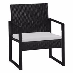 Happy Garden 903NC ensemble de meubles de jardin Noir