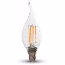 V-TAC VT-1995, 4 W, 40 W, E14, 400 lm, 20000 h, Blanc chaud