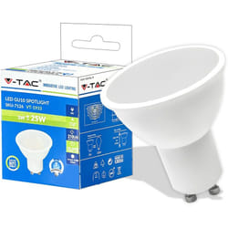V-TAC Spot LED COB en verre GU5.3(MR16) 3W 6000K