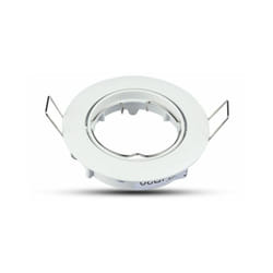 V-tac - GU10 et GU5.3 (MR16) Spot encastré rond à led Support Blanc Couleur Ajustable