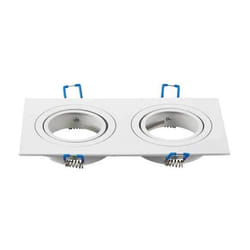 V-tac - Plafond Carré Aluminium Movable pour Spot led 2GU10 Mod. VT-783SQ sku 3607 - Blanc