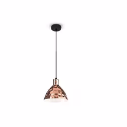 Lumière Pendant élégant 1MT E27 métallique finition or rose Ф300mm IP20 V-TAC VT-8300 - SKU 3710 Facile à installer le produi ...