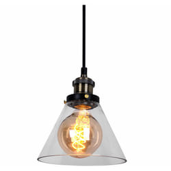 V-tac - Plafonnier design suspension luminaire suspendu lampe spot IP20 E27 abat-jour verre vtac 3738