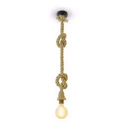 Description du produit : Suspension de style nautique Possibilité de créer des nœuds et des compositions avec plusieurs corde ...