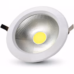 Downlight LED Reflector COB Verre OPAQUE 40W rendu 350W Blanc neutre 4500K HAUT LUMENS V-TAC Ce spot DOWNLIGHT au design uniq ...