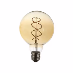 Ampoule LED E27 G95 Globe Filament COG 5W 300Lm (équiv 30W) Blanc très chaud 300° V-TAC - 2075 Consommation Watts : 5W Couleu ...
