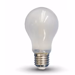 V-TAC Lampadine Ampoule LED E27 6W 110LM/W A60 Filament Satin 2700K