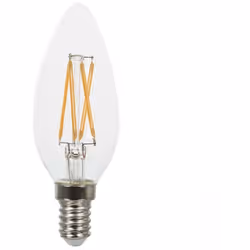 Cette AMPOULE LED V-TAC E14 Flamme 4W permet un remplacement d'ampoule à incandescence énergivoresconsommant 40W. Cette ampou ...