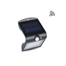 V-tac - Applique Murale Extérieure led Solaire Avec Détecteur 1,5W IP65 Noire VT-767-2 - Blanc neutre - 4000K