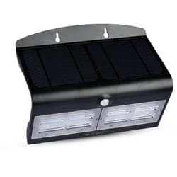 V-tac - 8279 VT-767-7-B Projecteur mural solaire avec détecteur de mouvements led 7.00 w noir