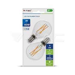 V-TAC VT-2184 ampoule LED Blanc chaud 2700 K 4 W E14 F