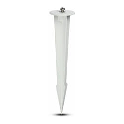 V-tac - Piquet pour Projecteur led extérieur D:60mm x H:265mm Blanc VT-855